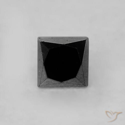 0.07克拉天然钻石，正方形，不透明