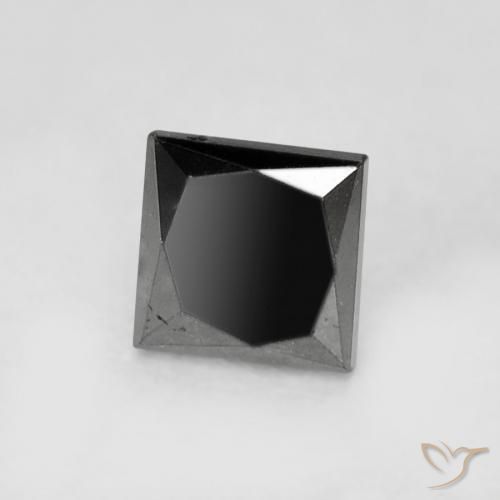 0.27ct 天然 黑色 钻石, 正方形, 不透明