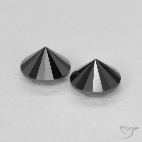 0.25克拉天然钻石，圆形的，不透明