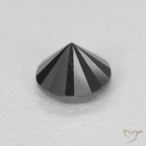 0.15克拉天然钻石，圆形的，不透明