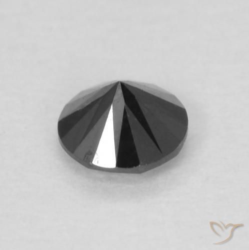 0.12克拉天然钻石，圆形的，不透明