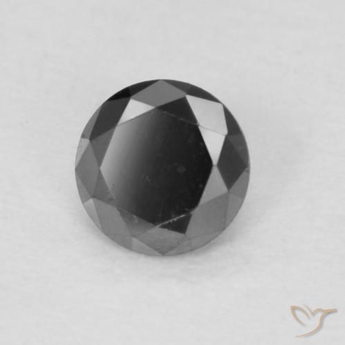 0.13克拉天然钻石，圆形的，不透明