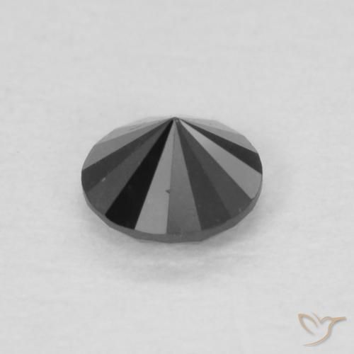 0.13克拉天然钻石，圆形的，不透明