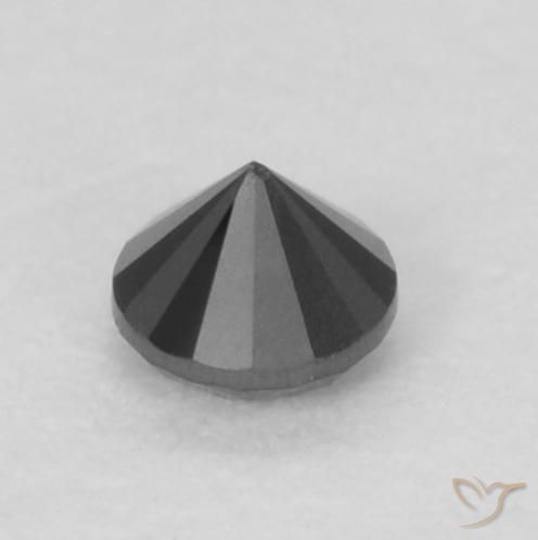 0.05克拉天然钻石，圆形的，不透明