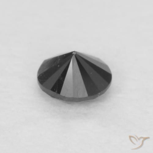 0.06克拉天然钻石，圆形的，不透明