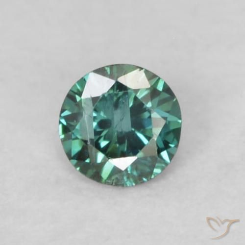 0.05ct 天然 绿色 钻石, 圆形的, VS-SI