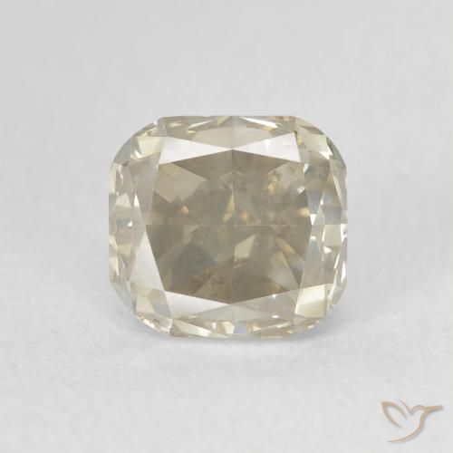 1.21ct 天然 浅棕色 钻石, 祖母绿式切割, SI