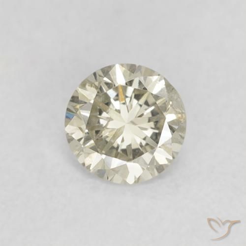 0.26ct 天然 K 钻石, 圆形的, VS-SI