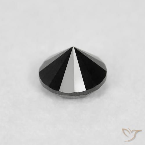 0.03克拉天然钻石，圆形的，不透明