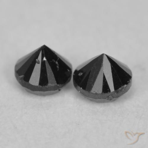 0.10克拉天然钻石，圆形的，不透明