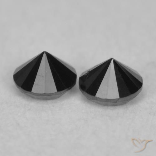 0.09克拉天然钻石，圆形的，不透明