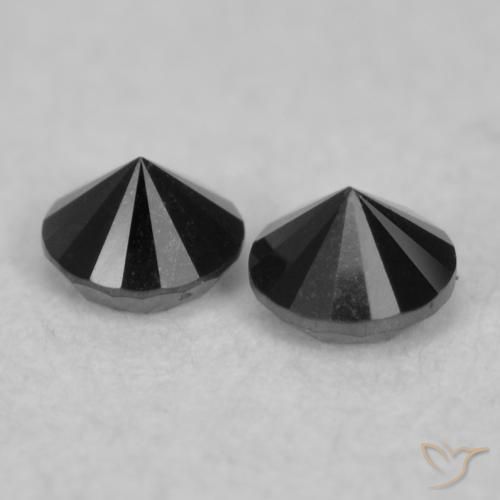 0.10克拉天然钻石，圆形的，不透明