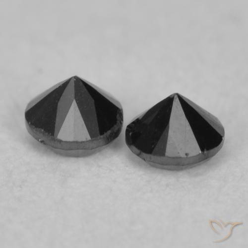 0.10克拉天然钻石，圆形的，不透明