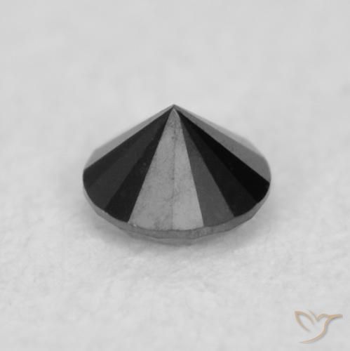 0.03克拉天然钻石，圆形的，不透明