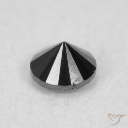 0.02克拉天然钻石，圆形的，不透明