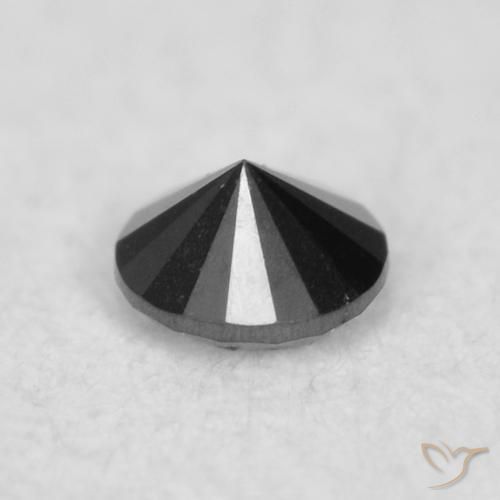 0.03克拉天然钻石，圆形的，不透明