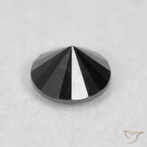 0.02克拉天然钻石，圆形的，不透明