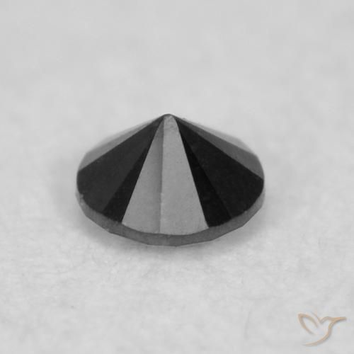 0.02克拉天然钻石，圆形的，不透明
