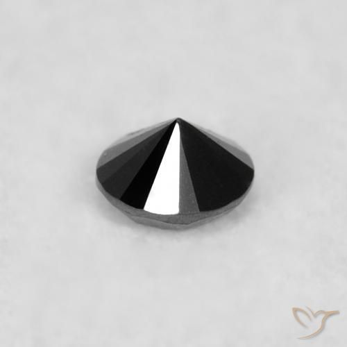 0.02克拉天然钻石，圆形的，不透明