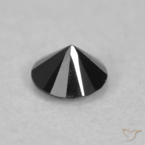 0.04克拉天然钻石，圆形的，不透明