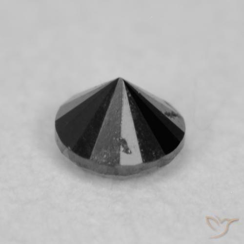 0.04克拉天然钻石，圆形的，不透明