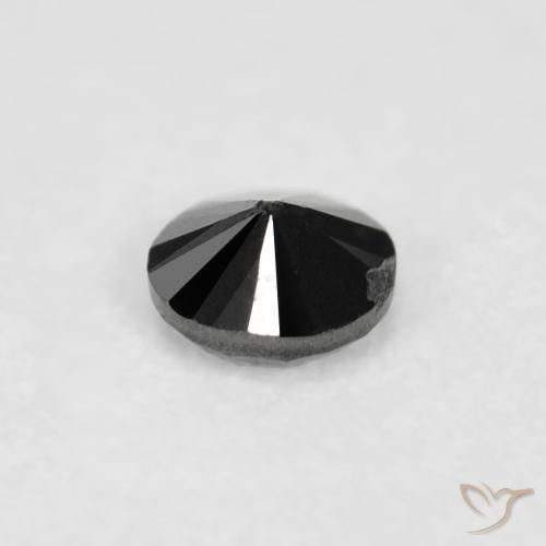 0.03克拉天然钻石，圆形的，不透明