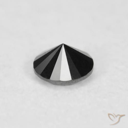 0.03克拉天然钻石，圆形的，不透明
