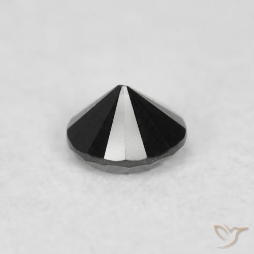 0.02克拉天然钻石，圆形的，不透明