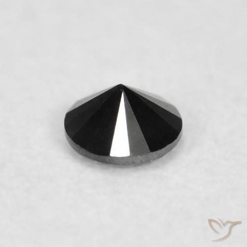 0.03克拉天然钻石，圆形的，不透明