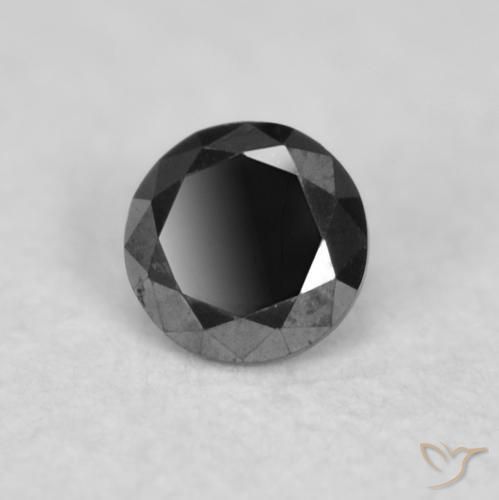 0.02克拉天然钻石，圆形的，不透明