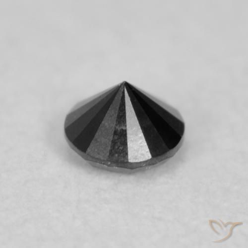 0.02克拉天然钻石，圆形的，不透明