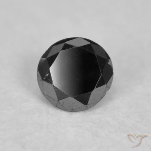 0.02克拉天然钻石，圆形的，不透明