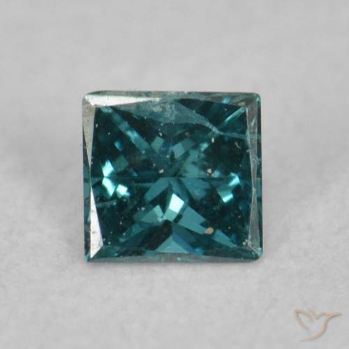 0.05ct 天然 绿色 钻石, 正方形, VS-SI