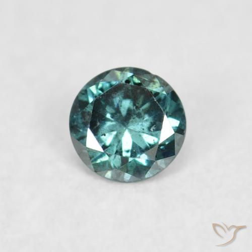 0.05ct 天然 绿色 钻石, 圆形的, VS-SI