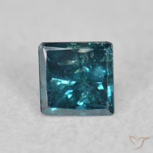 0.04ct 天然 蓝色 钻石, 正方形, VS