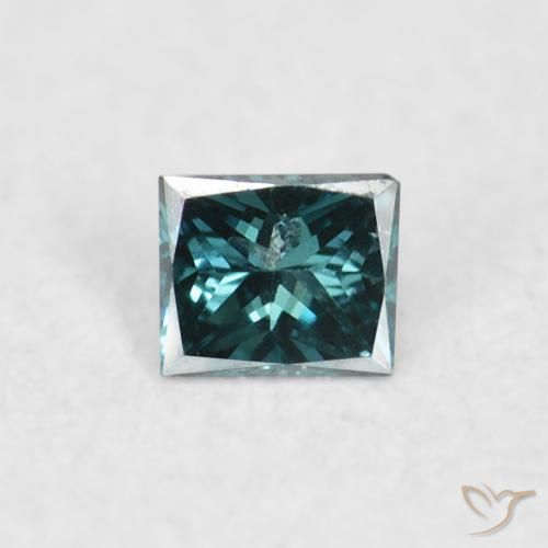 0.03ct 天然 蓝色 钻石, 正方形, VS