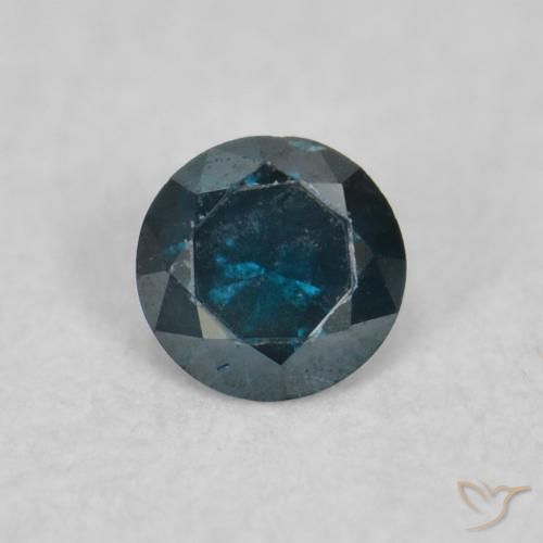 0.04ct 天然 蓝色 钻石, 圆形的, VS