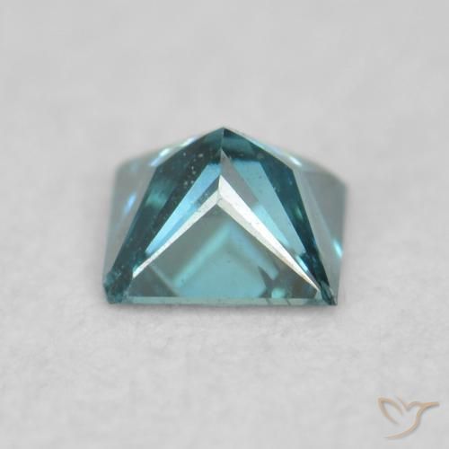 0.08克拉天然钻石，正方形，VVS-VS