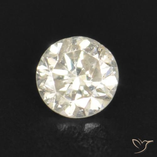 0.03ct 天然 K 钻石, 圆形的, VS-SI