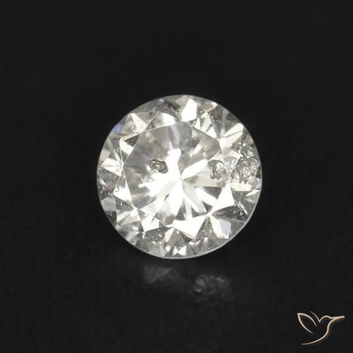 0.08ct 天然 I 钻石, 圆形的, VS-SI