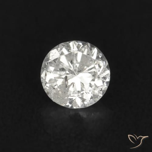 0.03ct 天然 I 钻石, 圆形的, SI