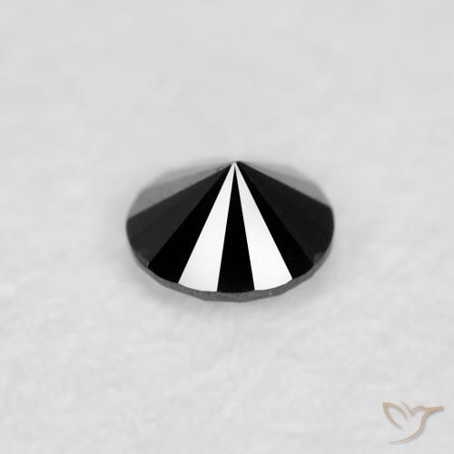 0.03克拉天然钻石，圆形的，不透明