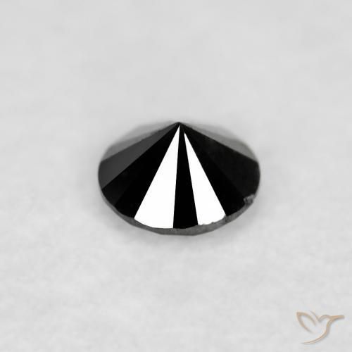 0.03克拉天然钻石，圆形的，不透明