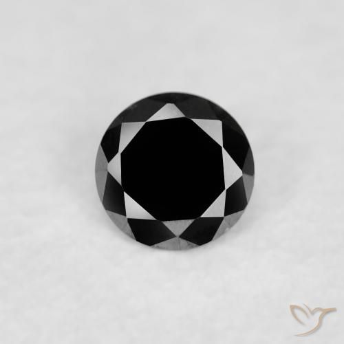 0.03克拉天然钻石，圆形的，不透明