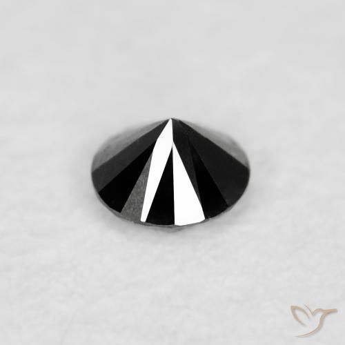 0.03克拉天然钻石，圆形的，不透明