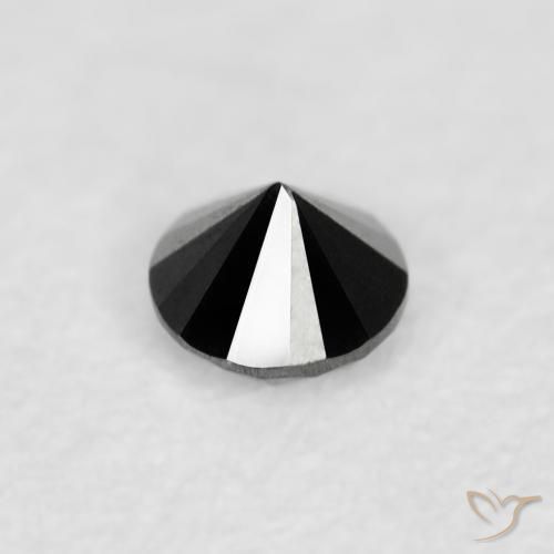 0.03克拉天然钻石，圆形的，不透明