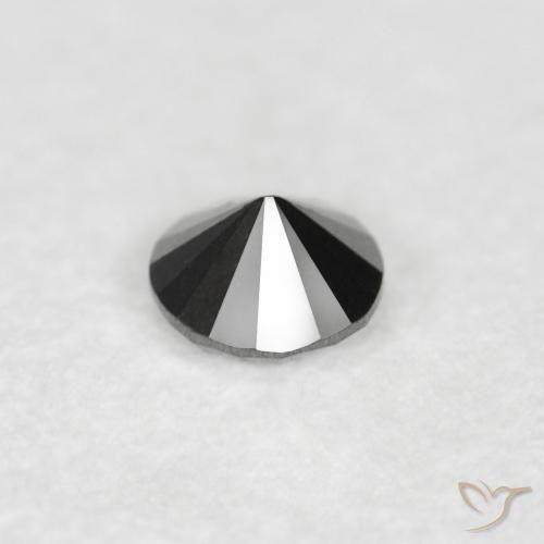 0.03克拉天然钻石，圆形的，不透明