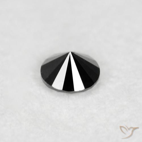 0.03克拉天然钻石，圆形的，不透明