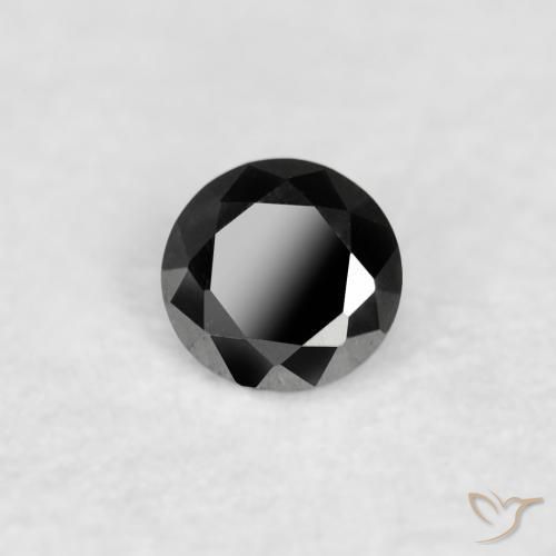 0.02克拉天然钻石，圆形的，不透明