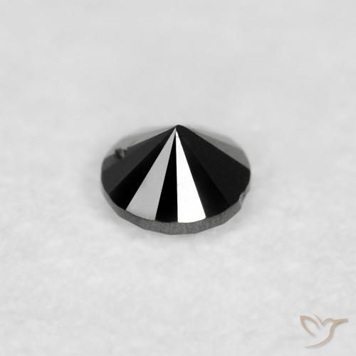 0.02克拉天然钻石，圆形的，不透明